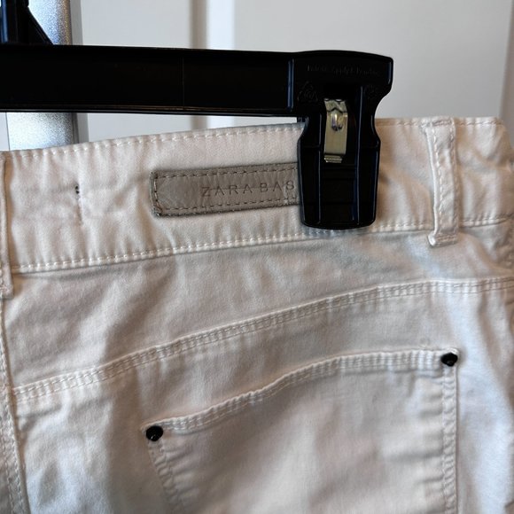 Zara White Denim Mini Skirt - Picture 5 of 5